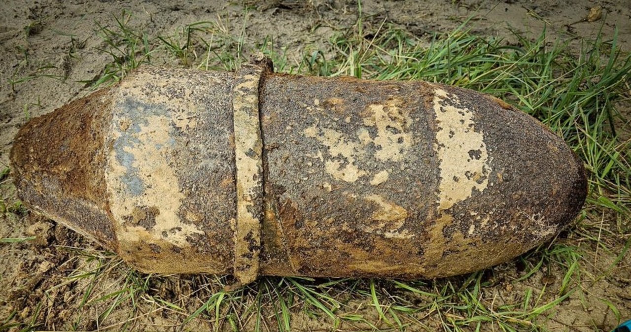 50-kilogramowa bomba znaleziona w Gościeradowie