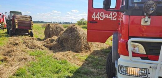 Tragedia podczas sianokosów. 61-latek wciągnięty w prasę do siana