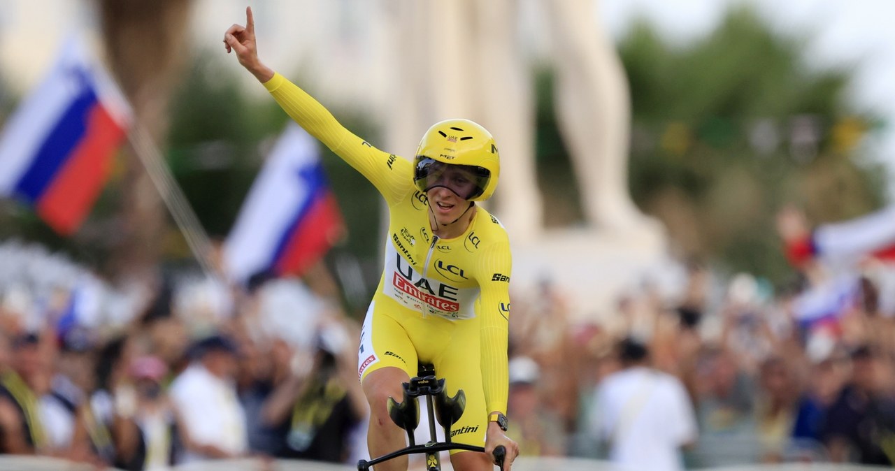 Tadej Pogacar wygrał Tour de France