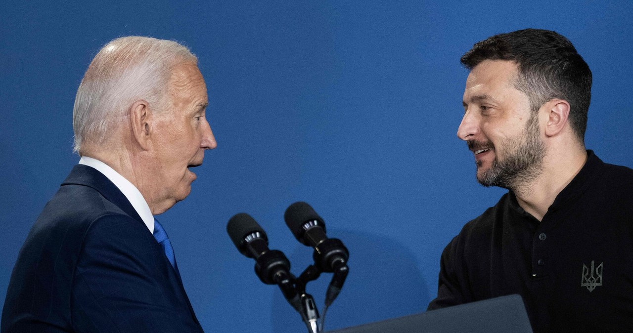 Zełenski: Ukraina zawsze będzie wdzięczna Bidenowi