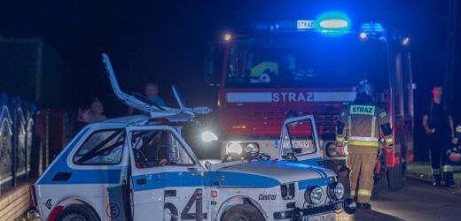 Wypadek sportowego „malucha” w powiecie tarnowskim