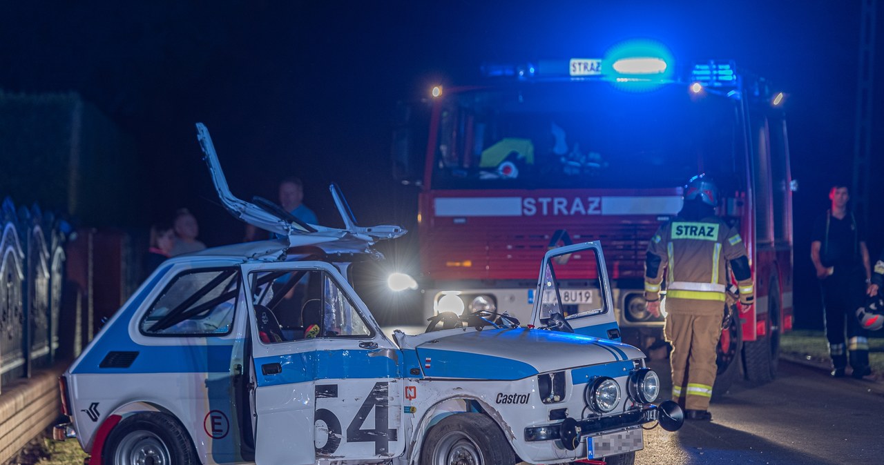 Wypadek sportowego „malucha” w powiecie tarnowskim