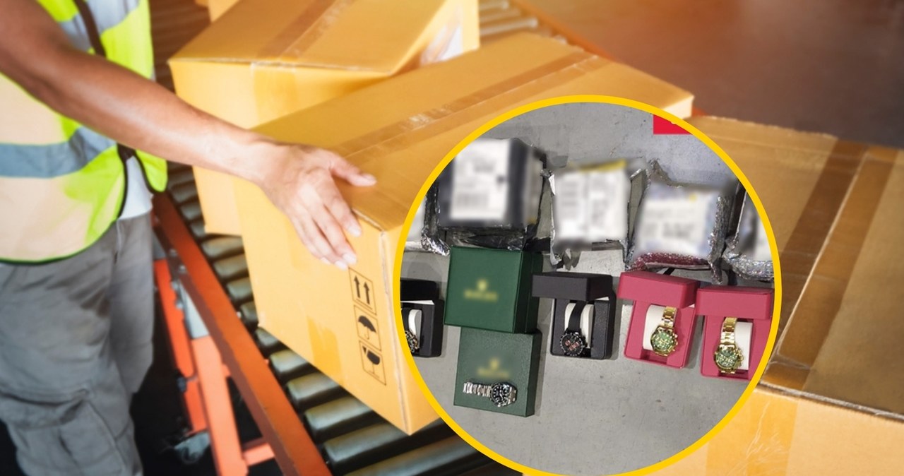 Towary o wartości 52 mln złotych przejęte przez służby w sortowni kurierskiej
