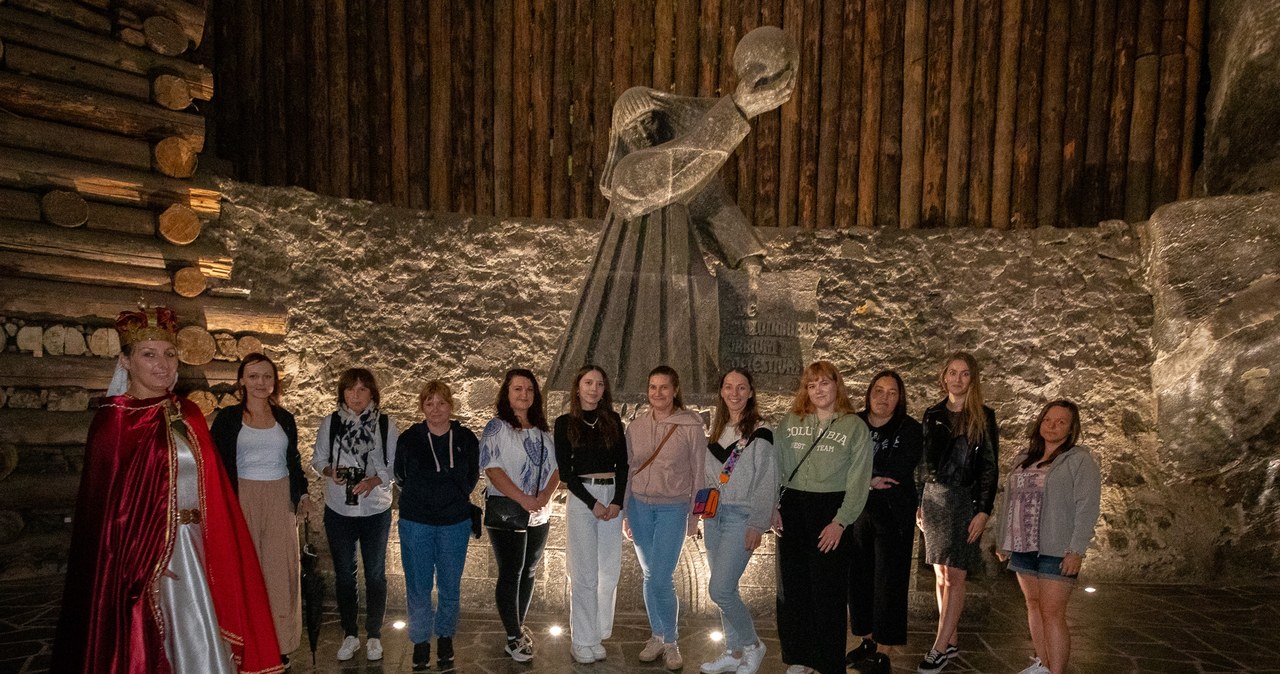 Kingi szukały pierścienia. Niezwykły dzień solenizantek w Kopalni Soli w Wieliczce