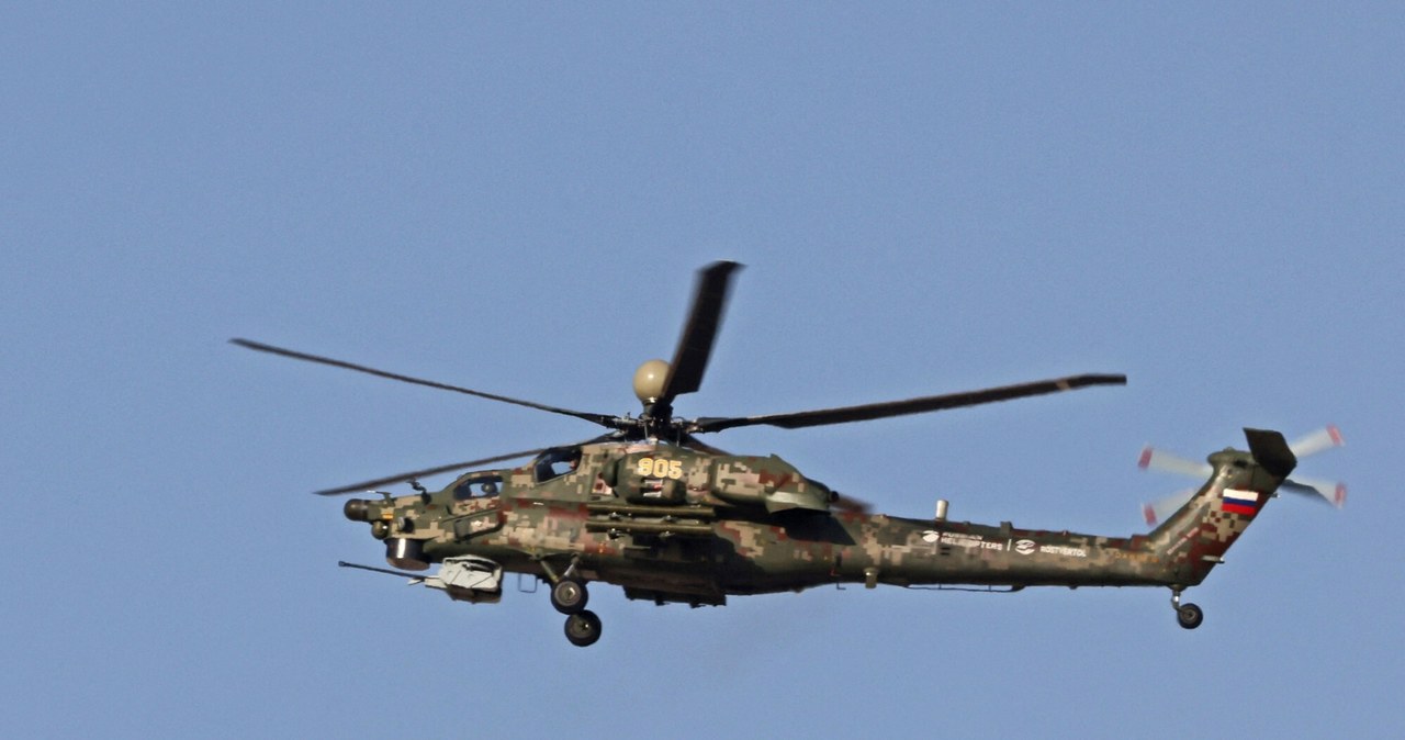 Rozbił się rosyjski szturmowy Mi-28. Załoga nie żyje
