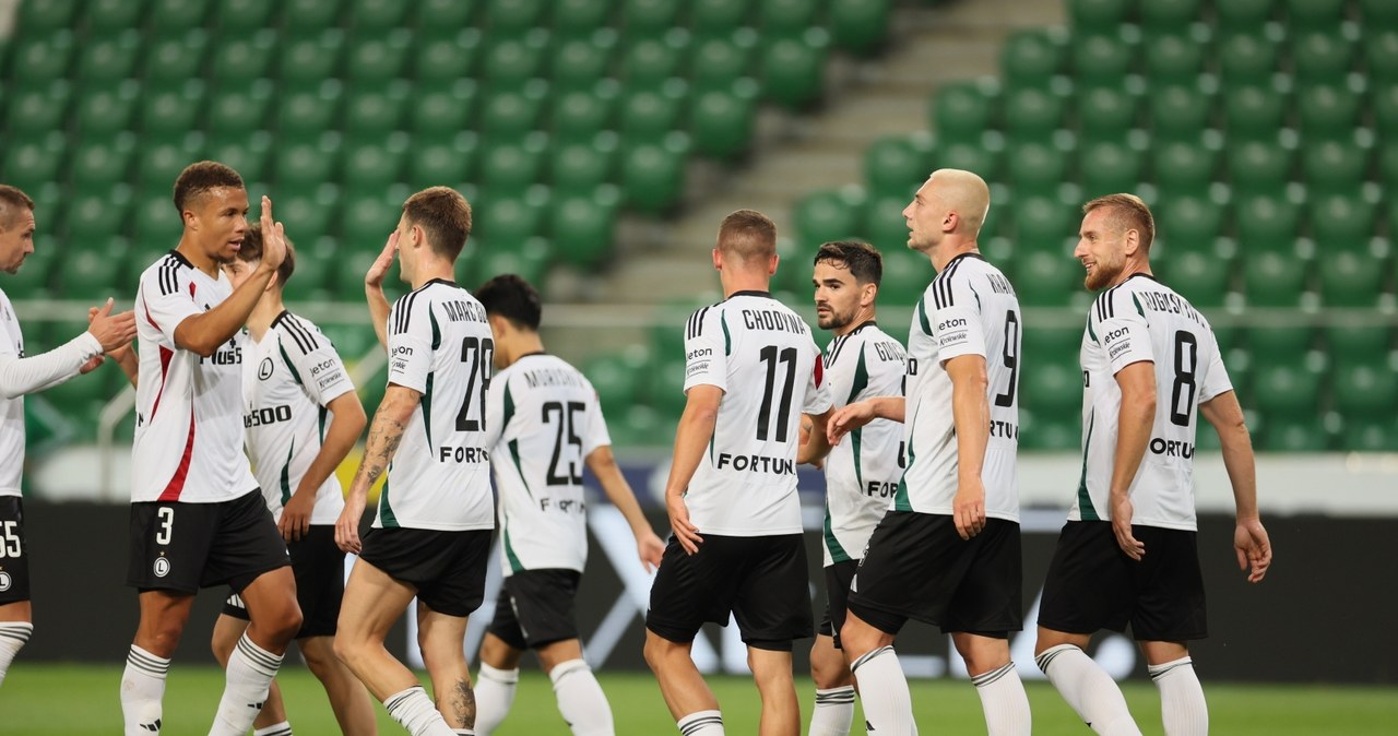 Liga Konferencji: Legia Warszawa rozgromiła Caernarfon Town