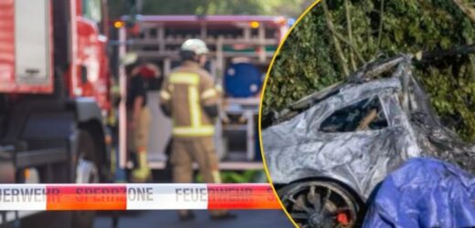 Ojciec i syn spłonęli w porsche. Pędzili 200 km/h