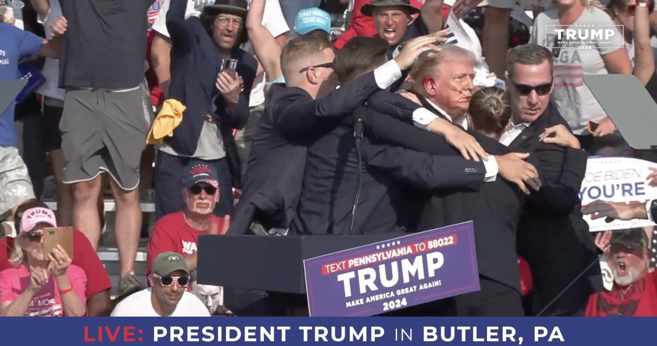 FBI przecina spekulacje: Trump został raniony w ucho kulą