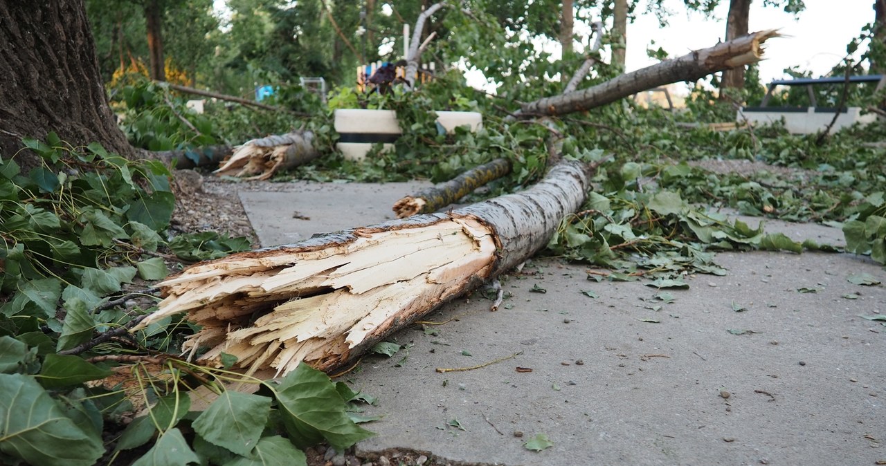 Nawałnice nad Polską. Dwie osoby nie żyją. Tysiące gospodarstw bez prądu