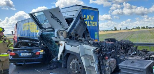 Problemy z przejazdem na autostradzie A1