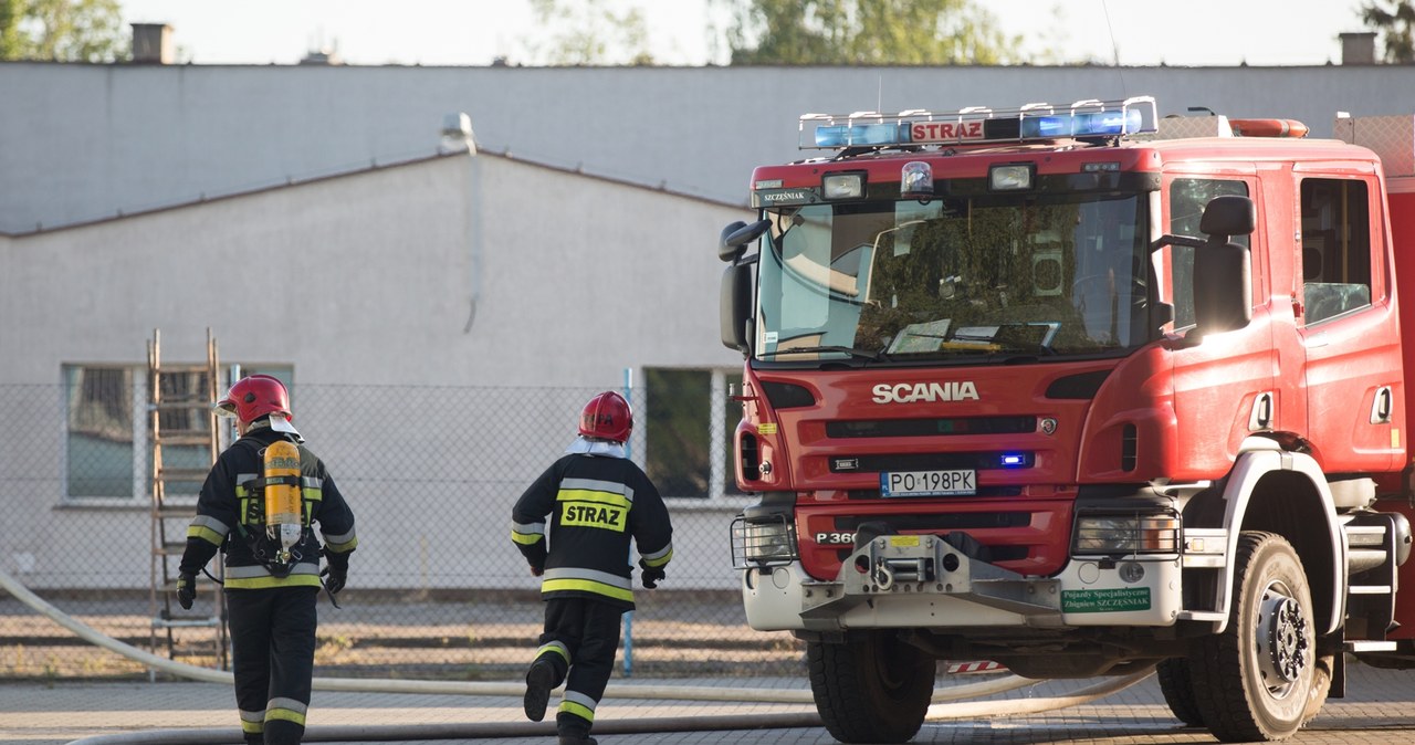 Pożar fermy drobiu w Wielkopolsce