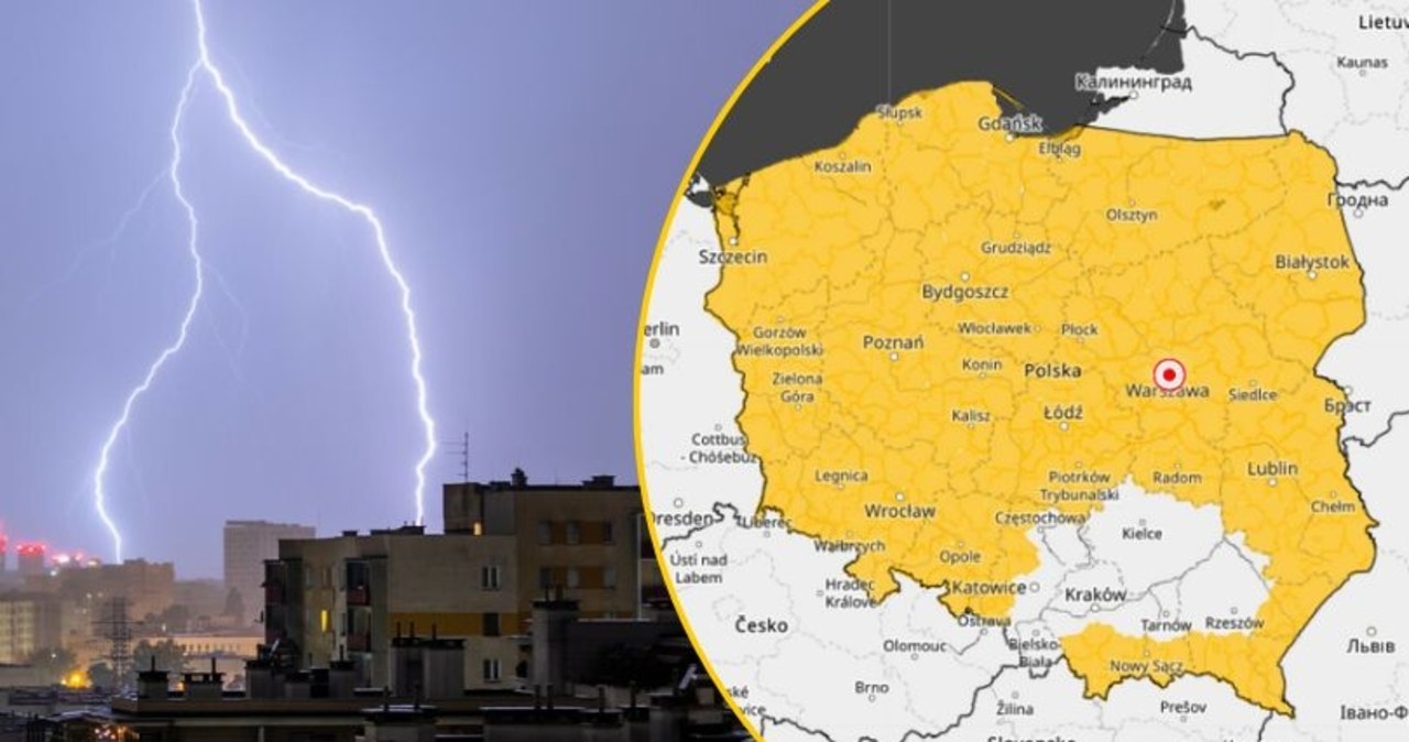 Załamanie pogody. IMGW wydał ostrzeżenia niemal dla całego kraju