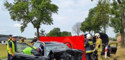 Tragiczny wpadek w Kodrąbie. Zarzut dla kierowcy