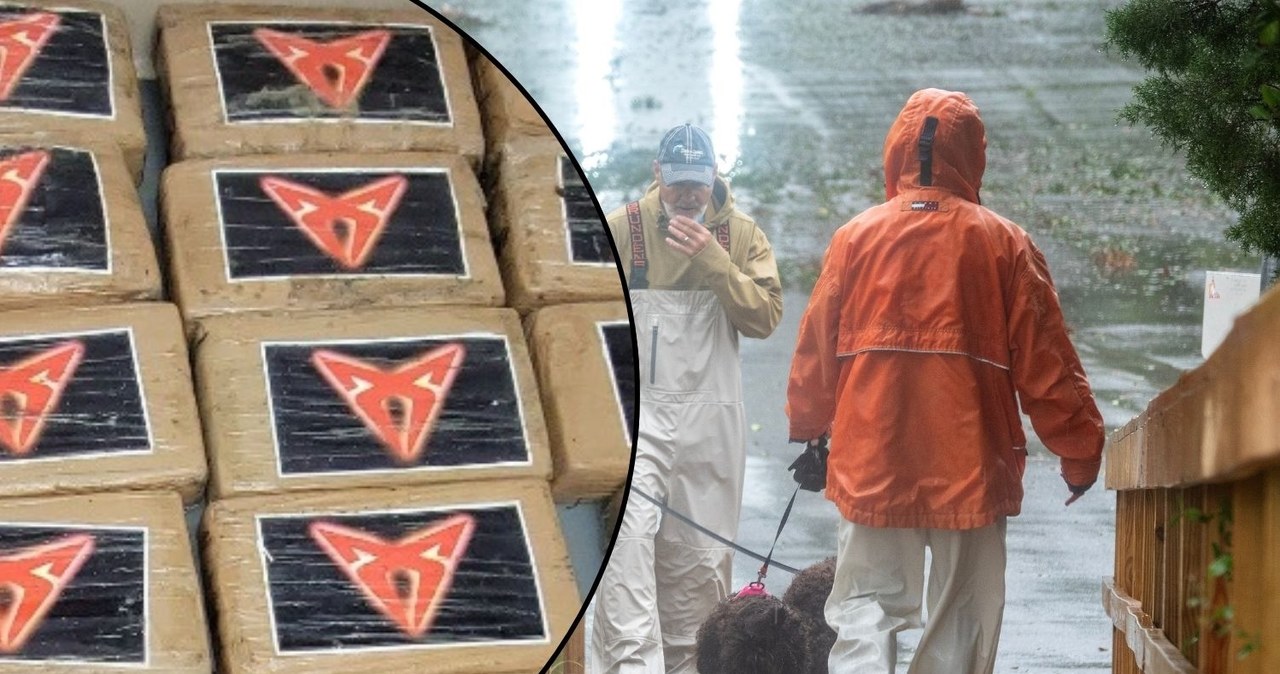 Huragan wyrzucił na plażę kokainę wartą ponad milion dolarów