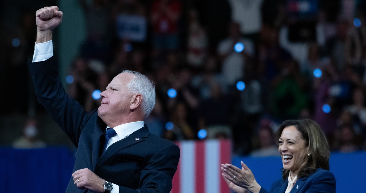 Kamala Harris i Tim Walz na wiecu wyborczym: Nasza kampania dotrze do każdego