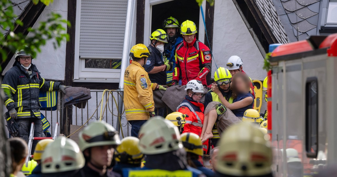Zawaliła się część hotelu. Zginęła jedna osoba, w budynku jest uwięzione dziecko