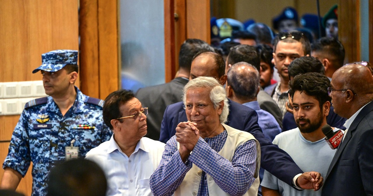 Noblista Muhammad Junus zaprzysiężony na szefa rządu Bangladeszu