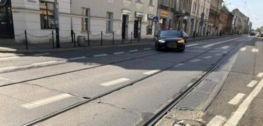 Remont torowiska na Kalwaryjskiej