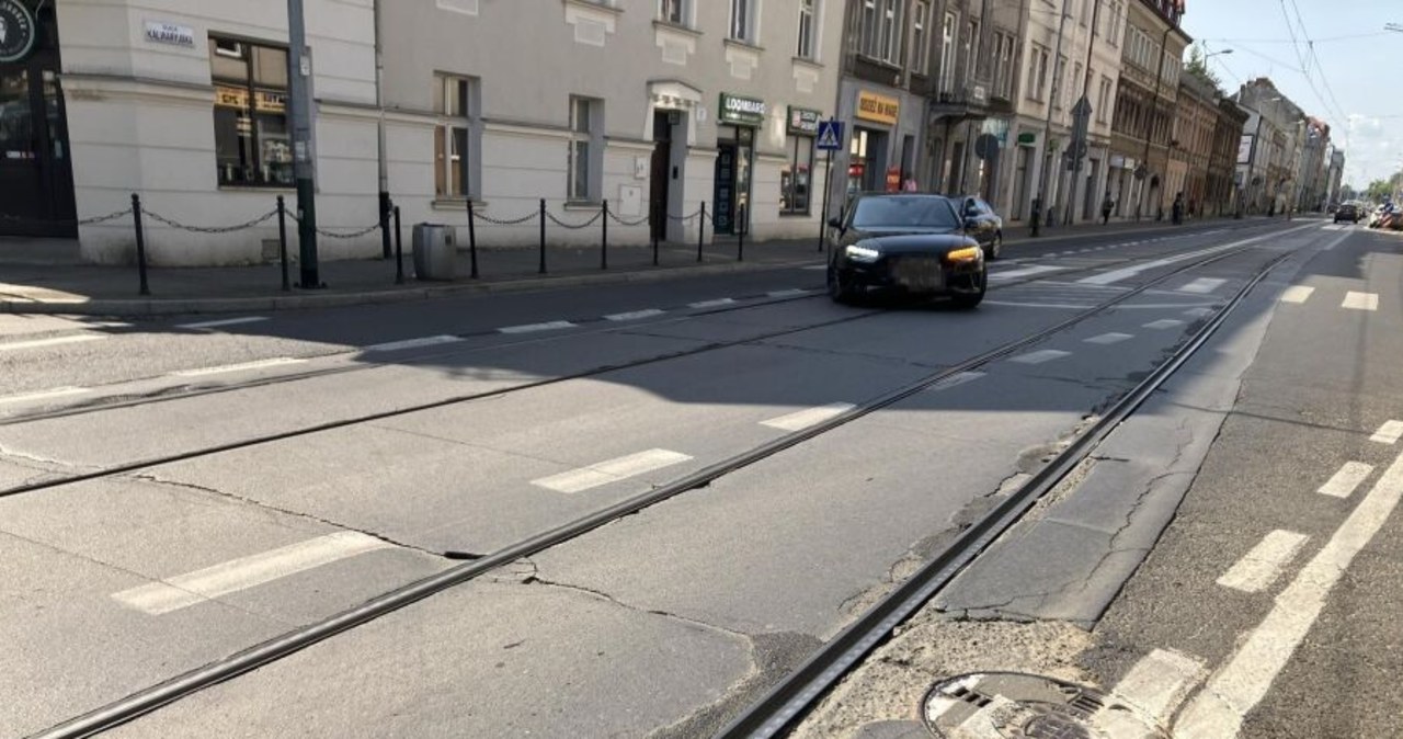 Remont torowiska na Kalwaryjskiej