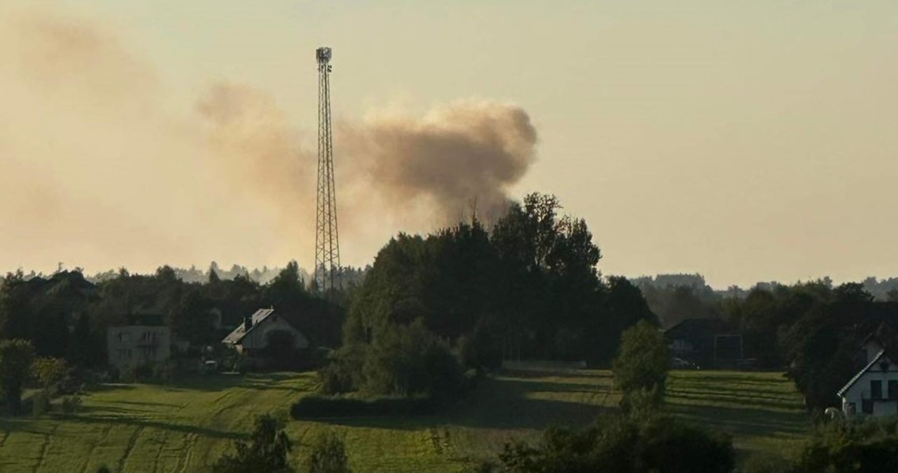 Płonie wysypisko śmieci w Choczni