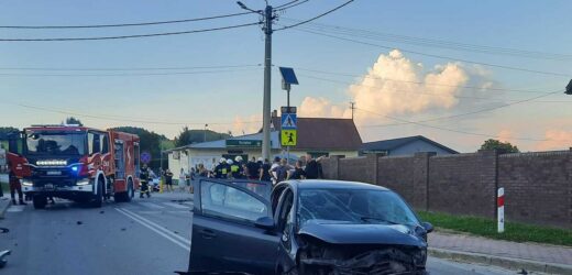 Sześć osób rannych po wypadku. Wśród nich troje dzieci