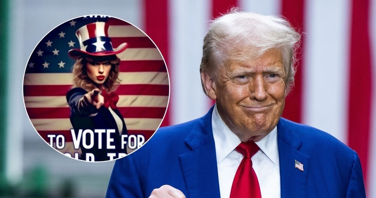 Spreparowana grafika z Taylor Swift. Trump wprowadził wyborców w błąd
