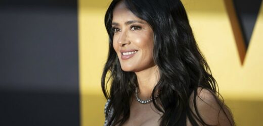 Salma Hayek zachwyciła na premierze. Co za kreacja