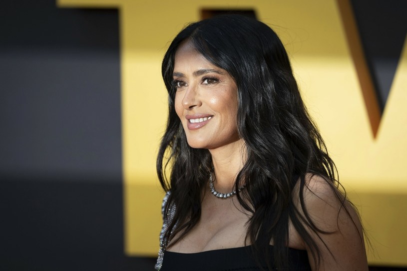 Salma Hayek zachwyciła na premierze. Co za kreacja