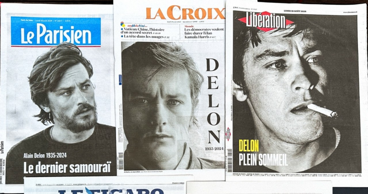 Alain Delon chciał być pochowany z psem. Rodzina nie spełni jego prośby