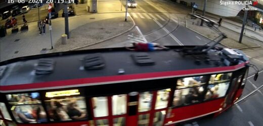 Jechał na dachu tramwaju. Dostał mandat w wysokości 5 tys. złotych