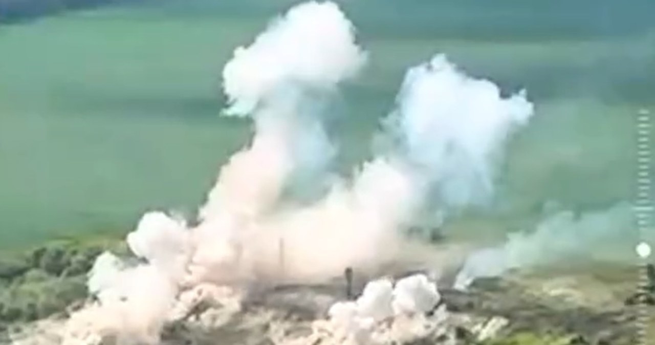 Ukraińcy użyli amerykańskich bomb w obwodzie kurskim. Pokazali nagranie
