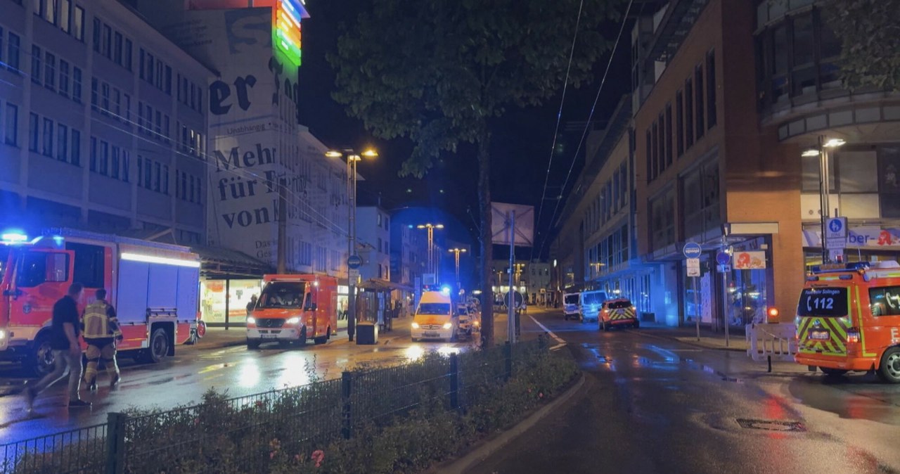 Atak nożownika podczas festynu w Solingen. Są zabici i ranni