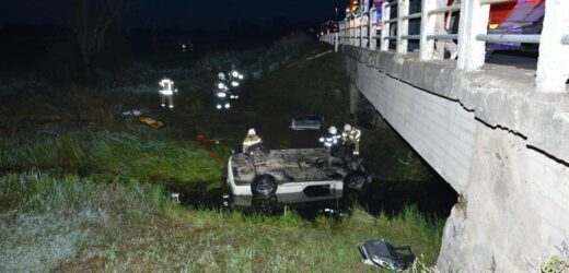 O włos od tragedii. Z mostu prosto do kanału