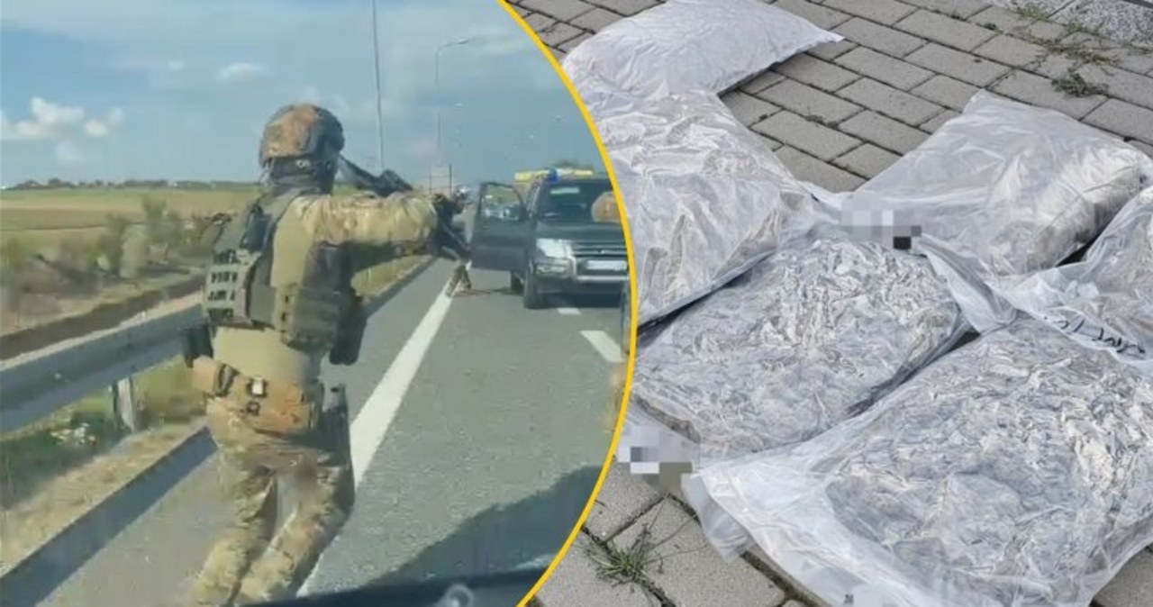 Przewozili hyundaiem 10 kg marihuany. Zatrzymali ich kontrterroryści [FILM]