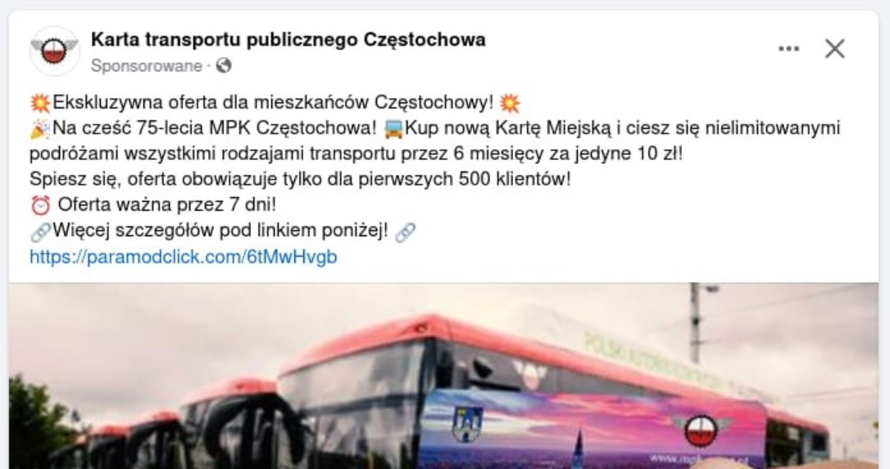 ​”Oszustwo na MPK”. Policja w Częstochowie prowadzi śledztwo