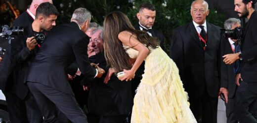 George Clooney pomógł fotoreporterowi. Wszystko nagrały kamery