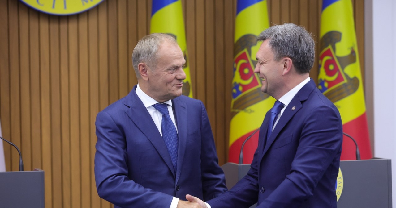 Tusk w Mołdawii o procesie akcesyjnym i zestrzeliwaniu dronów i rakiet