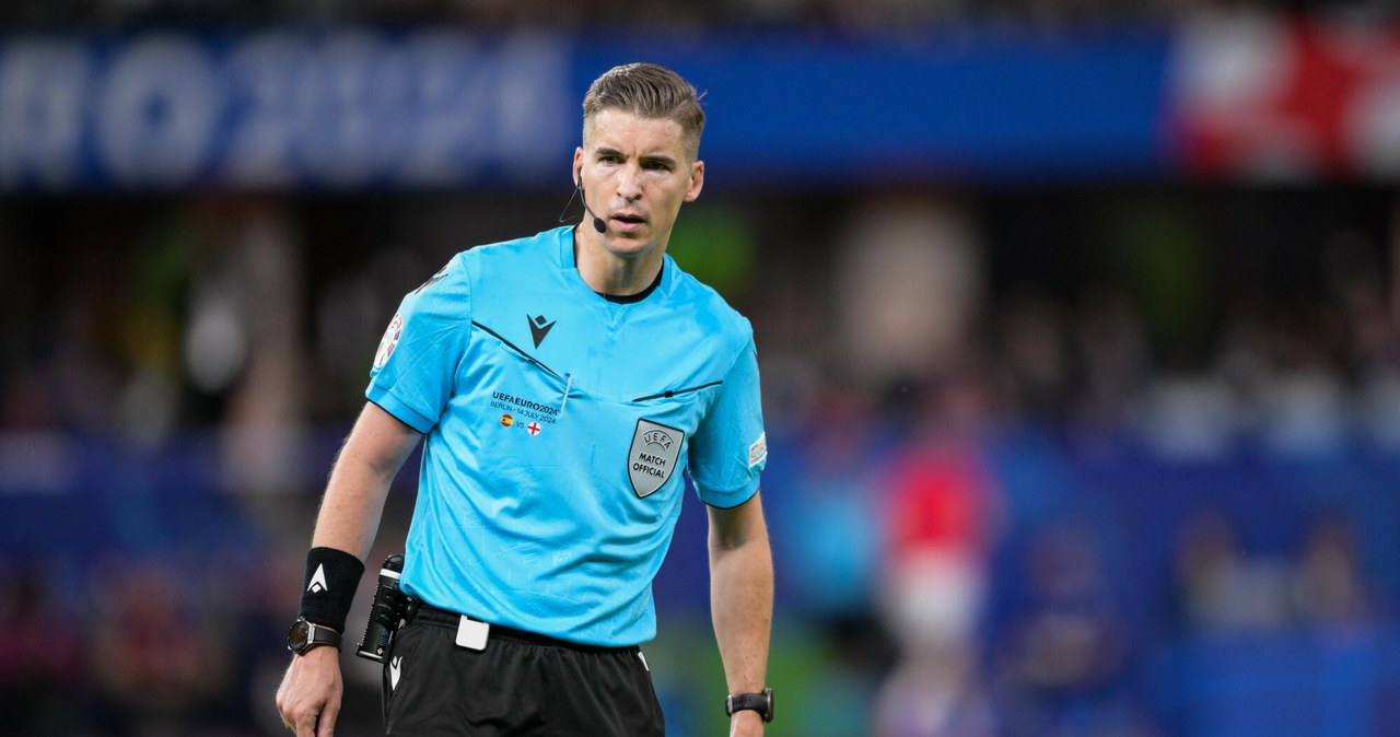 Prowadził finał Euro 2024, teraz będzie sędziował Chorwacji i Polsce