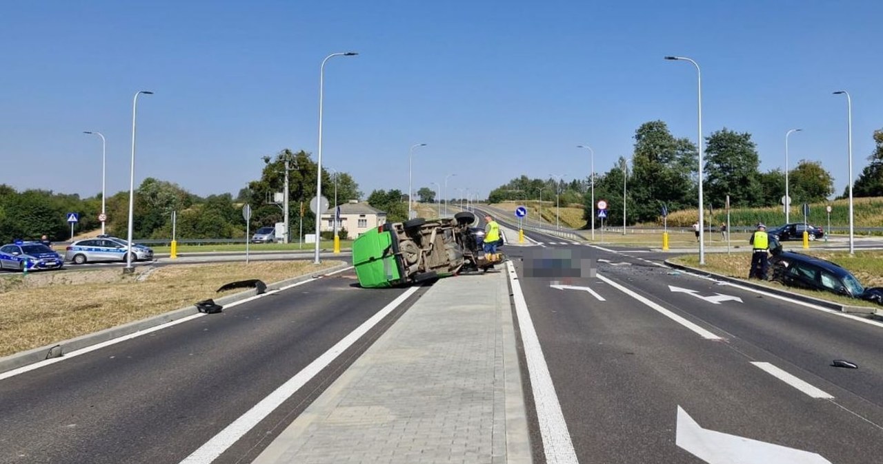 Tragedia na nowo budowanej obwodnicy Nałęczowa. „Tego auta nie powinno tam być”