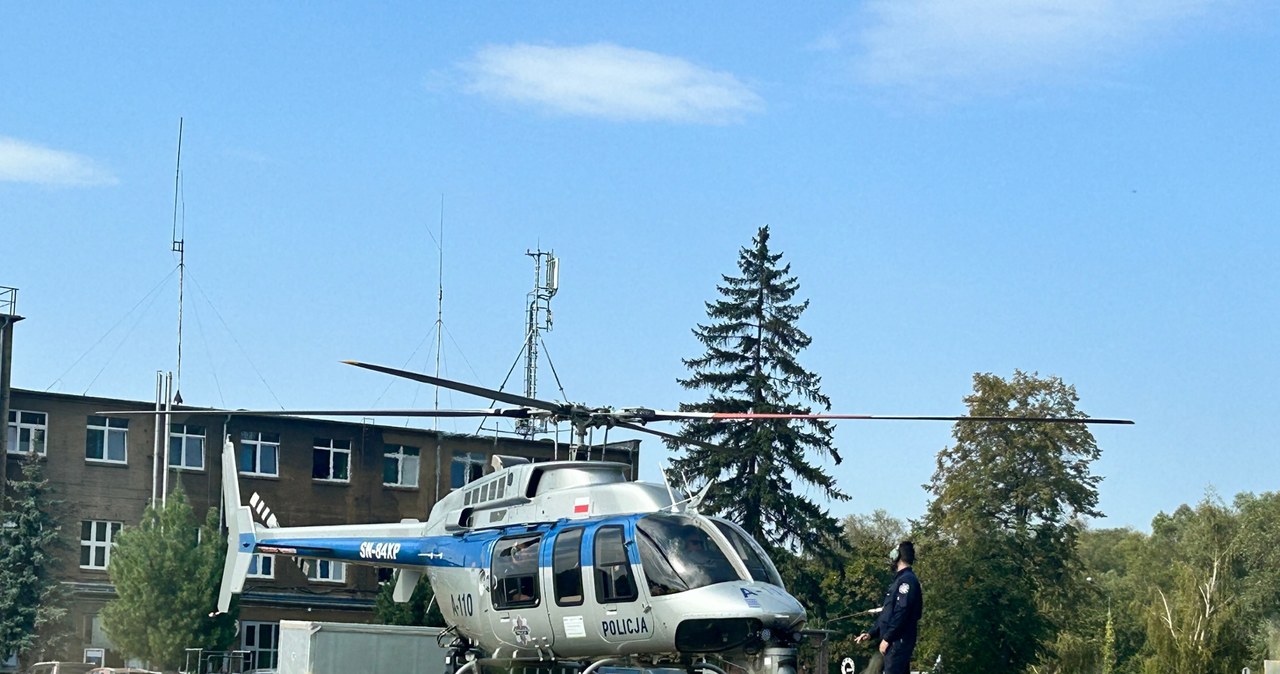 Policjanci z nowym śmigłowcem. Szukają dla niego imienia