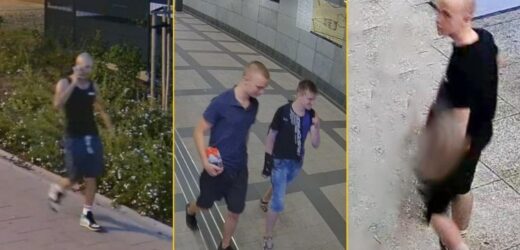 Bili, zadając ciosy w twarz i głowę. Poszukuje ich policja