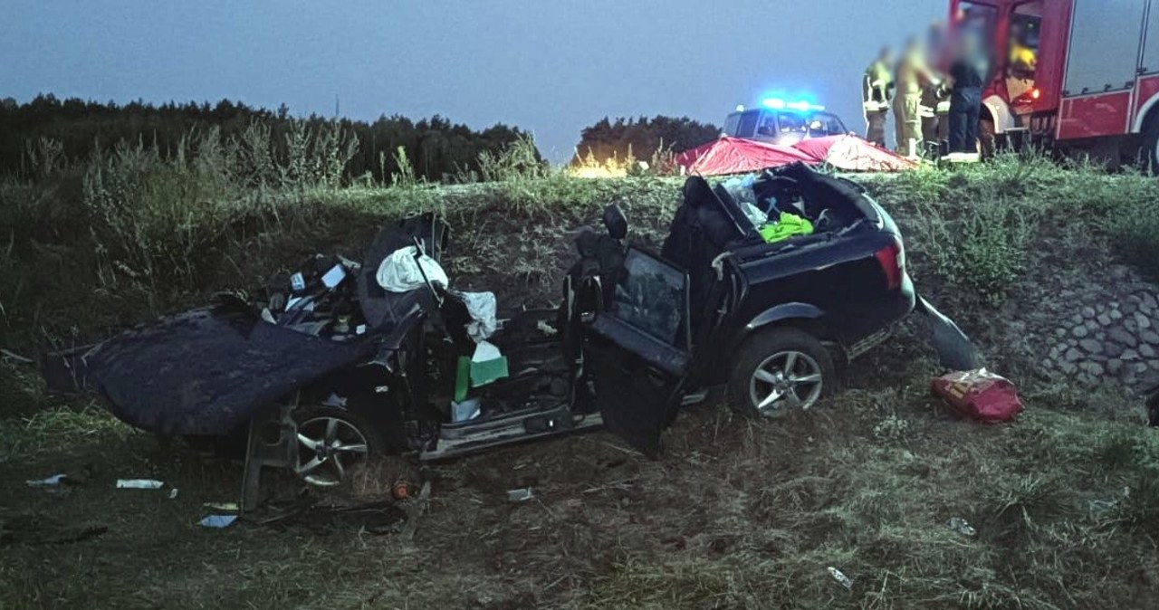 Samochód doszczętnie rozbity. Zginął 31-latek