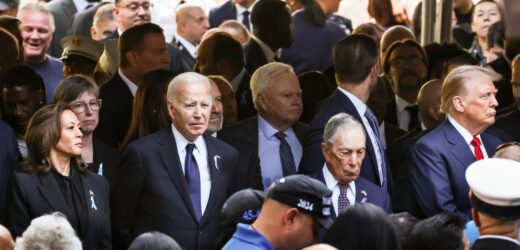 Biden, Harris i Trump na obchodach rocznicy zamachów na World Trade Center