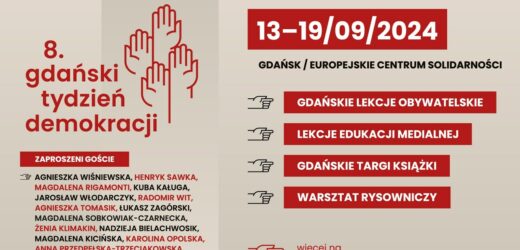 Rusza Gdański Tydzień Demokracji. Od 13 do 19 września warto odwiedzić ECS
