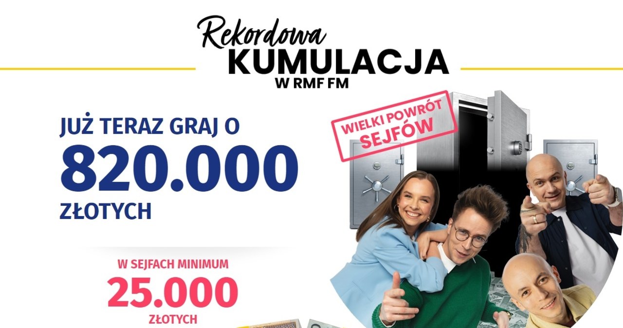 Rekordowa kumulacja w RMF FM: Padła ​największa nagroda w historii polskiej radiofonii!