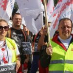 „Miały być miód i mleko, zostało grupowe zwolnienie z Beko”. Protest pracowników w Łodzi