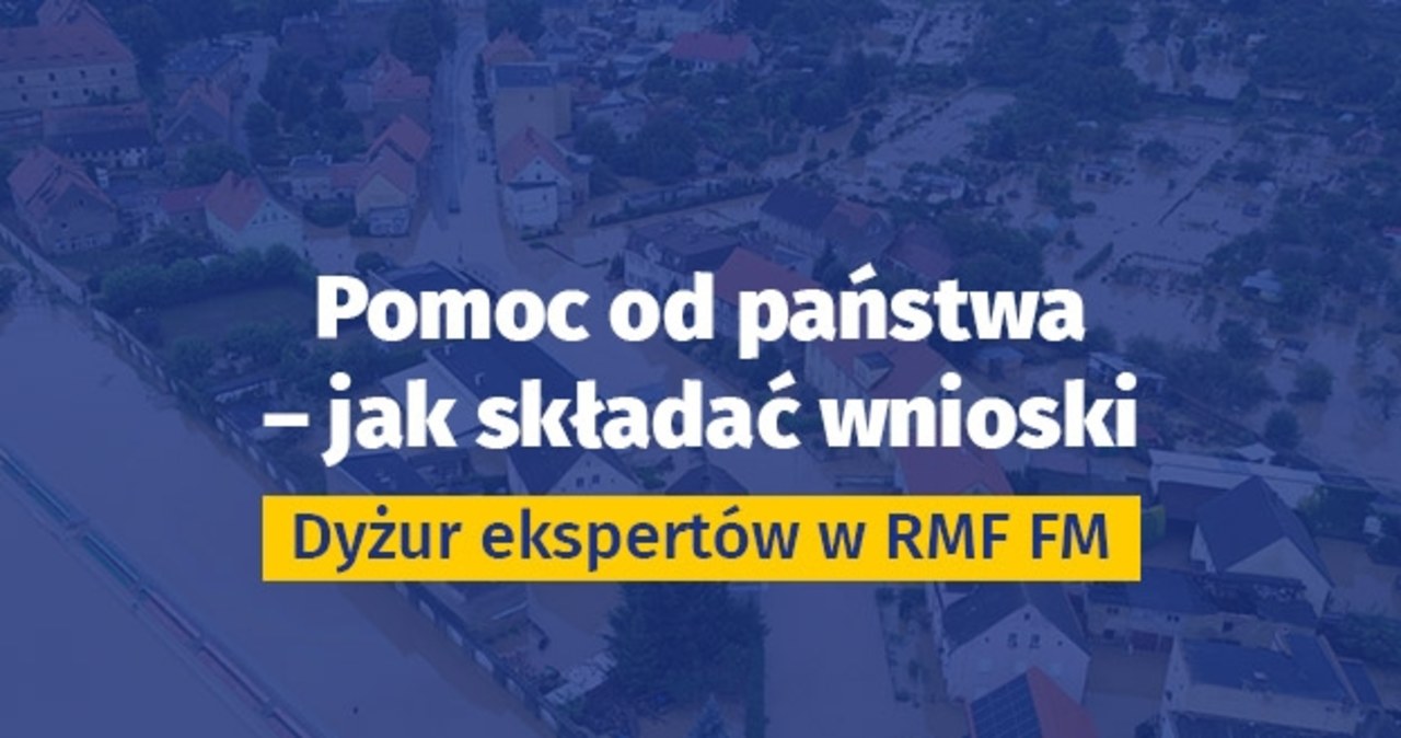 Państwowa pomoc dla powodzian. Eksperci odpowiedzą na Wasze pytania