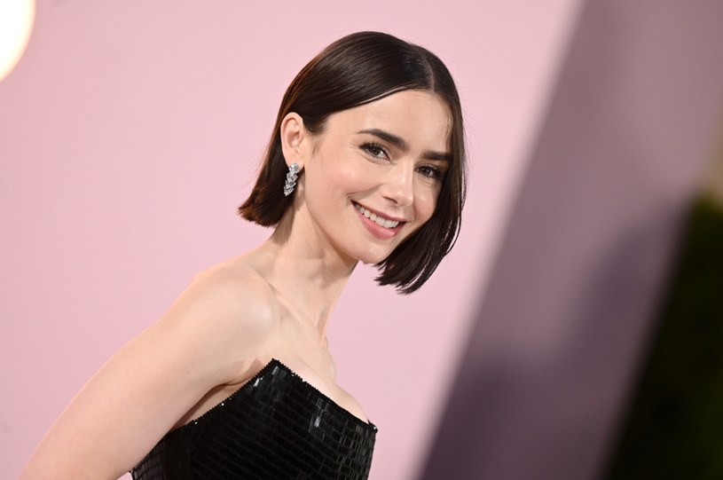 Lily Collins zachwyca w stylizacji od polskiej projektantki. To hit na jesień