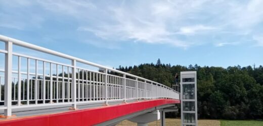 Kładka dla pieszych nad zakopianką w Głogoczowie – otwarta