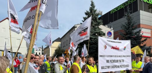„To jest nokaut”. Protest pracowników Elektrowni Rybnik